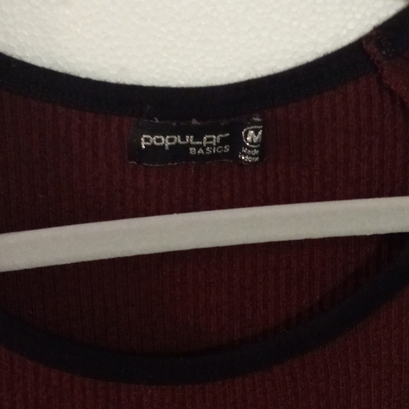 Popular Basics Juniors Shirt Size M - Picture 4 of 5